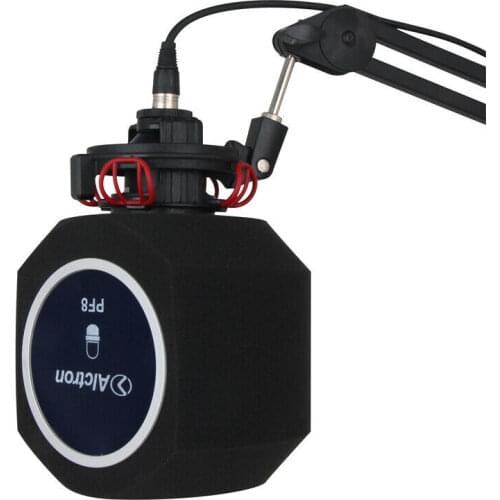 For Youtube Tiktok Live Professional Studio Mic Screen Acoustic Filter Desktop Recording Microphone Wind Screen Noise Reduction