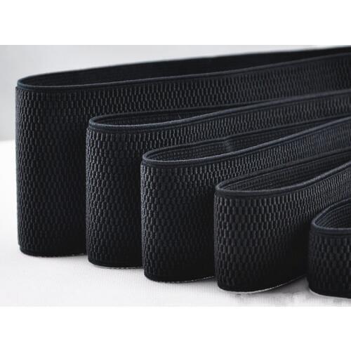 1yards/lot 5-7 cm Wide Grain Trousers Elastic Ribbon Waistband Thickening Latex Webbing Elastic Band Bags' Sewing Cloth