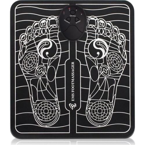 H7JC Electric Intelligent EMS Foot Massager Pulse Acupuncture Leg Reshaping Improves Circulation Pain Relief Therapy Mat