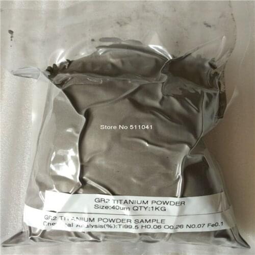 Gr2 Grade2 titanium powder 325 mesh,40um,1kg sample, Paypal is available