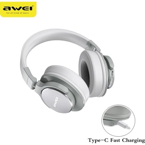 HiFi Foldable Headsets Wireless Bluetooth Headphones Deep Bass Sound Sports Game Earphones With Mic Active Noise Cancelling