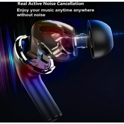 IPop ANC TWS Air Professional Earbuds wireless earphones bluetooth earbuds with real Active Noise cancellation