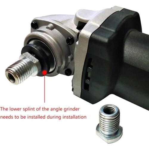 K1KA Power Tools Accessories M10 to M16 Thread Angle Grinder Converter 100 Angle Grinder Adapter Connecting Rod Accessories