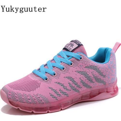 Sport Running Shoes Woman Outdoor Breathable Comfortable Couple Shoes Lightweight Athletic Mesh Sneakers Women Platform