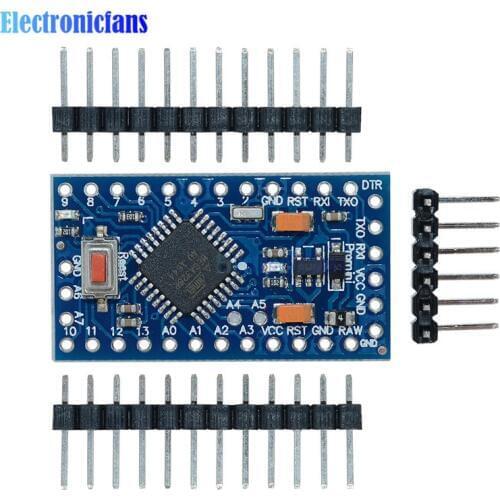 10Pcs Pro Mini Atmega328 3.3V 8Mhz Board Module for Arduino Mini Atmega328P With Pins Replace Atmega128