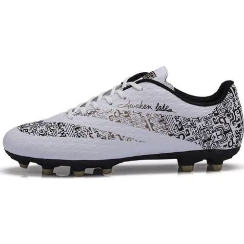 Men Women Cushioning Football Shoes Boy Girl Waterproof Football Boots Kids Breathable Indoor Sneakers Comfortable Zapatillas