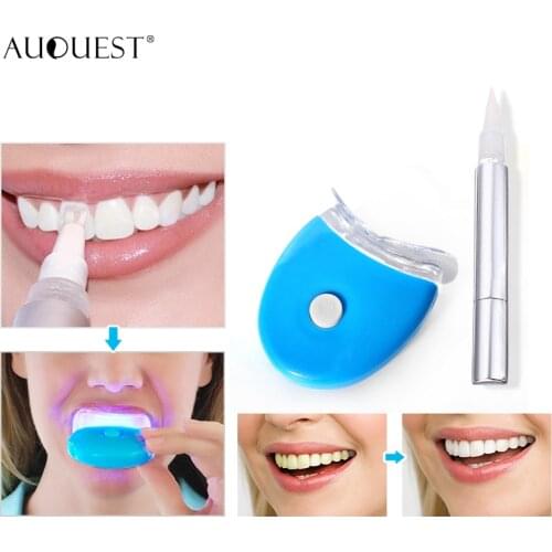 New Arrival Teeth Whitening Kits Set Oral Fresh Mini LED Whitening Lamb White Teeth Gel Pen Bleaching Tool Teeth Care