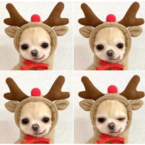 Autumn and winter clothes pet Christmas elk transform into Teddy Bichon Hiromi VIP cat Schnauzer small dog dog clothes
