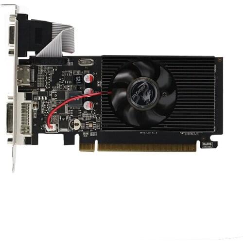Seven rainbow gt710 ice storm shark / gold 1gd3 2gd3 V3 desktop independent HD graphics card