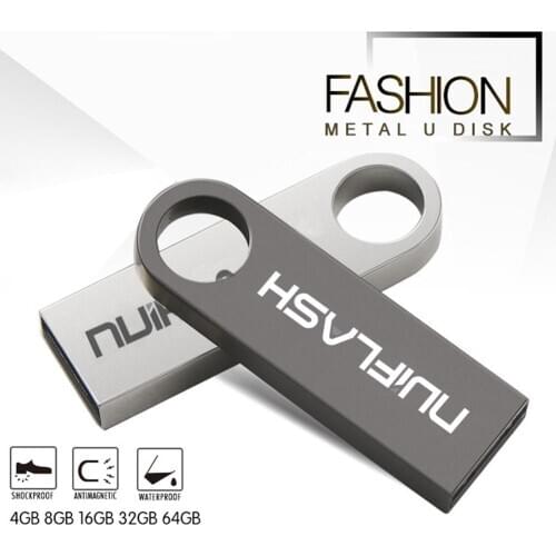 USB Flash Drive 8GB 16GB 32 64GB 128GB Metal Waterproof Pendrive USB Memory Stick pen Drive Real Capacity USB Flash U disk