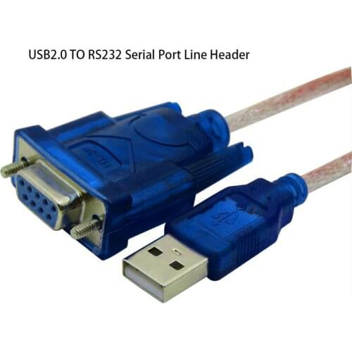 USB to RS232 serial line USB2.0 9-pin serial cable COM Port USB TO DB9 converter rs232 cable Support Windows7 64