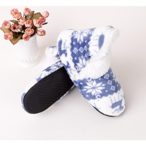 Winter warm boots shoes women sock shoes wool plush floor shoes noskid soft sole free size