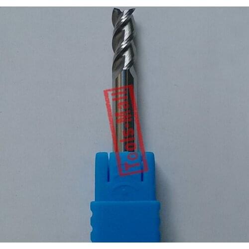 1pc 12mm D12*30*D12*75-HRC50 3 Flutes Milling cutters for Aluminum CNC Tools Solid Carbide CNC flat End mills Router bits
