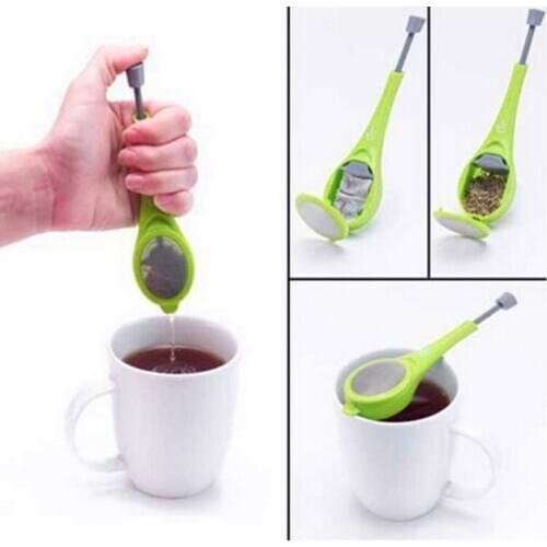 1Pcs Reusable Tea Infuser Teapot Tray Spice Tea Strainer Herbal Filter Teaware Coffee&Tea Strainer