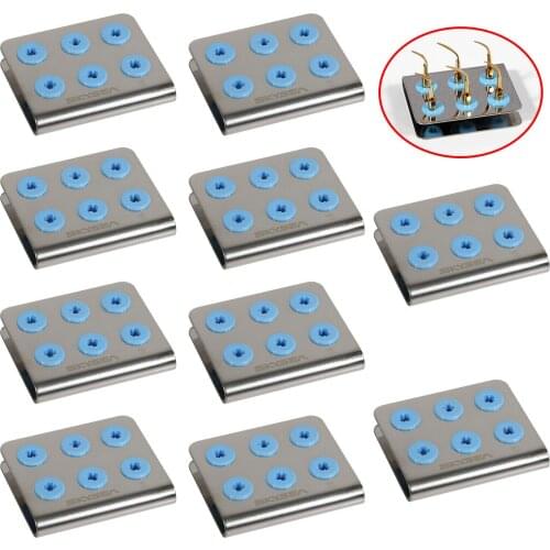 10 PCS New Dental ultrasonic scaler Tips Holder Fit EMS SATELEC Sirona Kavo NSK tip