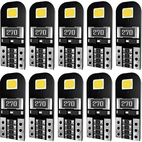 10x T10 W5W Car LED Canbus Bulb For VW Polo passat GOLF TIGUAN TOURAN PASSAT CC Interior Dome Light Reading Lights NO ERROR