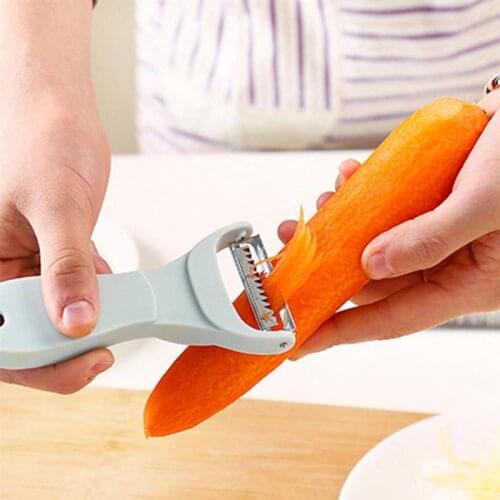 2PCS Vegetable Peeler Set Potato Slicer Cabbage Grater Fruit Peeler Fruit Carrot Cutter Home Kitchen Peeling Tool Random Color