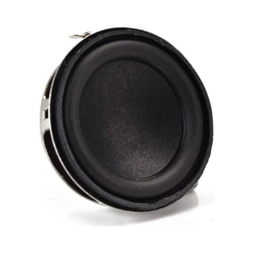 2pcs 40mm full-range speakers 4Ω 4ohm 5W NdFeB magnets loudspeaker Rubber edge