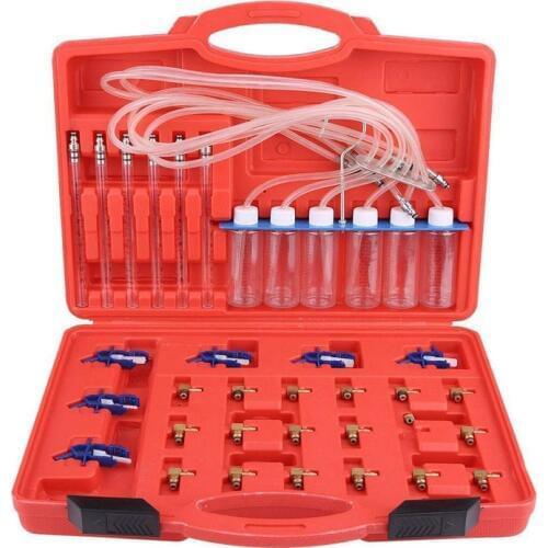Car Cylinde Diesel Injector Tester Flow Meter Adaptor Kit Common Rail Leak Off Tester Automotivo Auto Inject Detection Tool