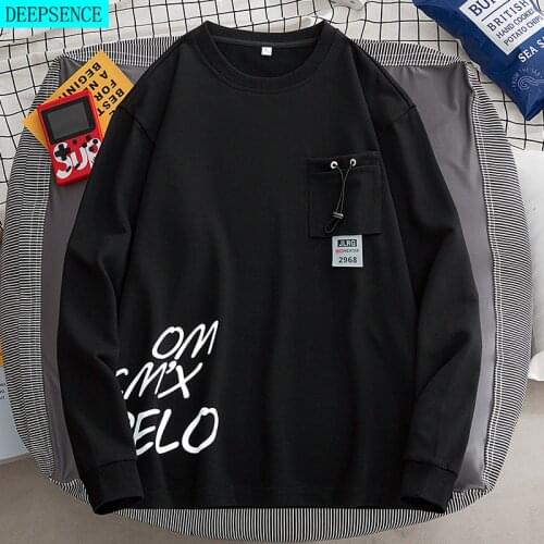 DEEPSENCE Men's Sweatshirts With Slogans