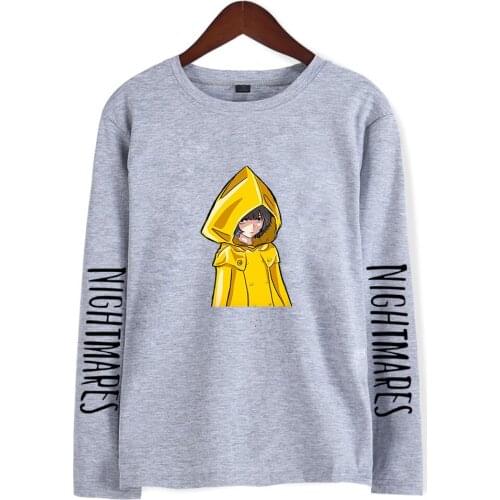 2021 Horror Adventure Game Little Nightmares Long Sleeve T-shirt Women Men Unisex O-neck Pullovers Unisex Hip Hop Clothes
