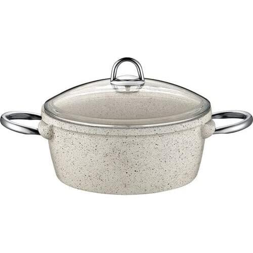 Taç Vision Casting Deep Cooker 20 cm White