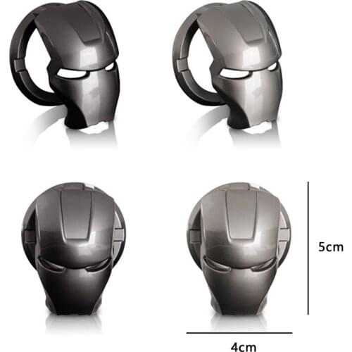 Iron Man Car Interior Engine Ignition Start Stop Push Button Switch Button Cover