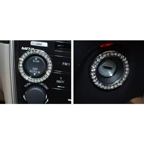 Car Styling Engine Start Stop Ignition Ring For Opel Adam Ampera Corsa E Karl Meriva B Vectra C Vita B C Cascada Accessories