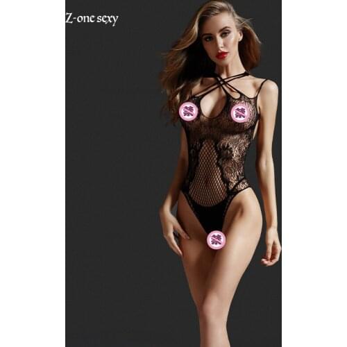 New style womens underwear sexy jacquard sling large size European and American adult black silk screen socks sexy lingerie
