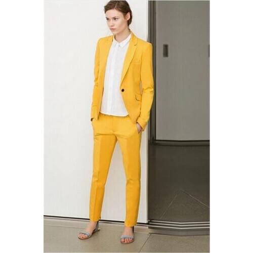 Newest Pant Suits for Women Office Business Suits Formal Work Wear Sets Uniform Styles Elegant Pantsuit Custom Made
