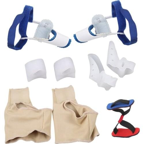 Sports Toes Valgus Corrector Pain Relief Kit Splint Protector Pads Set Support Brace Retractors to Relieve Pain Tools