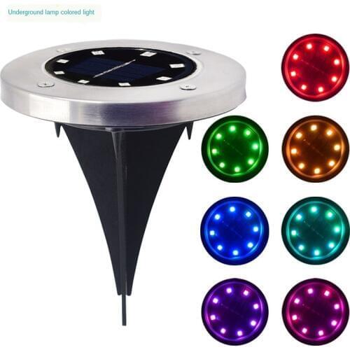 Solar power Light Outdoor Garden Solar Panel Sensor Buried Street Lights for Garden Decoration Lawn Lamp patio Decor backyard