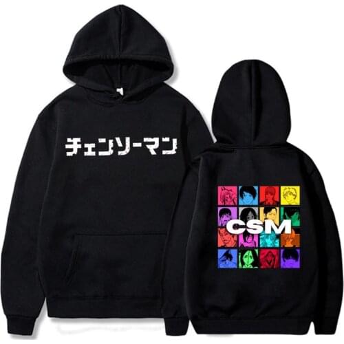 Chainsaw Man Hoodie Anime Printed Loose Casual Pullover Unisex