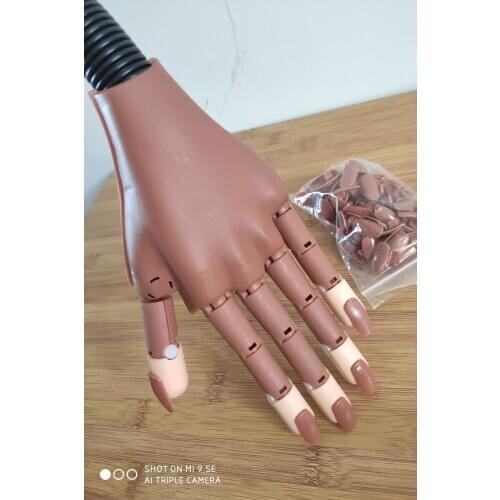 Nail Trainning Practice Hand Flexible Hands for Nail Solon USE DIY Practice Tool