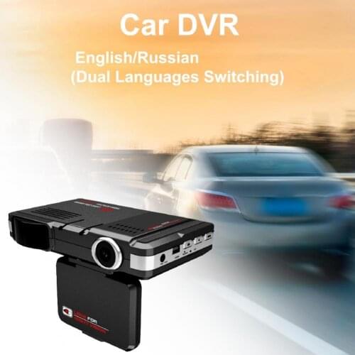 VG1 Single Car Dash Cam 2-in-1 Integrated Speed Radar Detector Driving Recorder Full Frequency Detection 720P Car Dash Camera