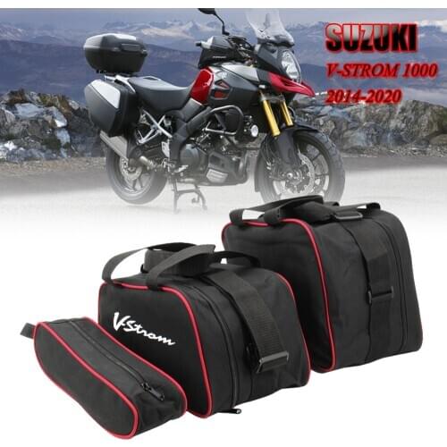 Liner bags inner luggage bag FOR SUZUKI V-STROM DL 1000 DL1000 DL650 2014-2020 DL1050 XT Motorcycle Trunk bags inner bag DL 650