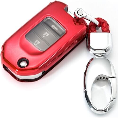 2019 New Simple and generous Full Cover TPU Soft Car Key Case Shell For Honda Civic CR-V HR-V Accord Jade Crider Odyssey 2015-18