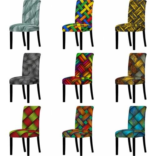 3D Weave Universal Size Elastic Chair Cover Stretch Chair Cover Seat Anti-dirty Seat Case Protector Dining Room Hotel Banquet