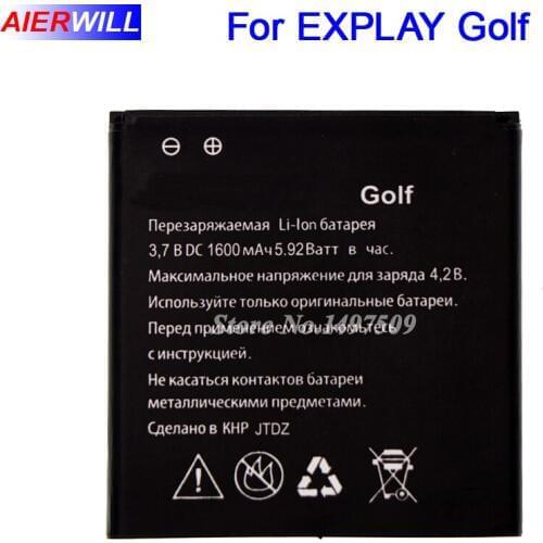 For Explay Golf Battery High Quality Mobile phone Accumulator 1600mAh