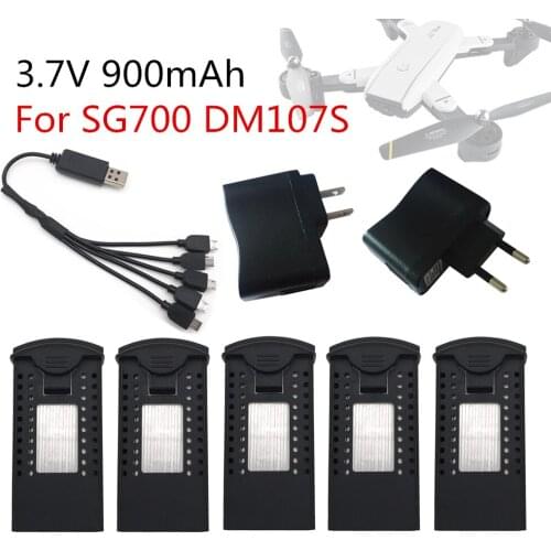 NEW VISUO SG700 DM107S Lipo Battery 3.7V 900mAh RC Quadcopter Spare Parts Accessories Rechargeable BATTERY for RC Drones