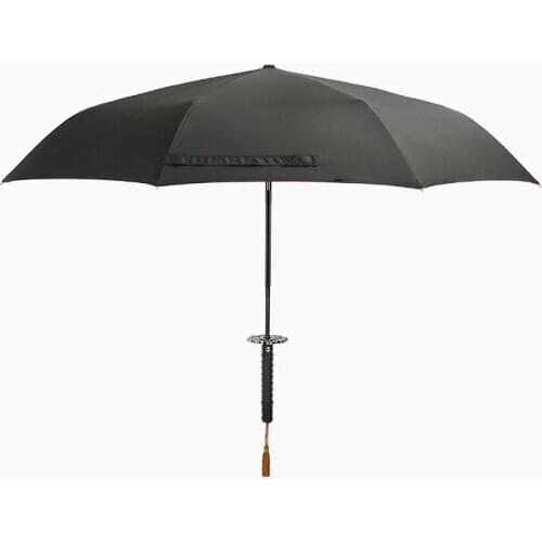 Warrior Japanese Full Automatic Umbrella Men Windproof Folding Long Handle Creative Umbrella Strong Strom Retaro Gift Ideas Y6S