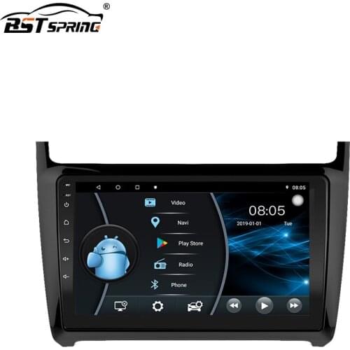 Bosstar android Touch Screen car radio video stereo with wifi bt navigation for VW POLO 2011- 2016 2gb ram 32gb rom