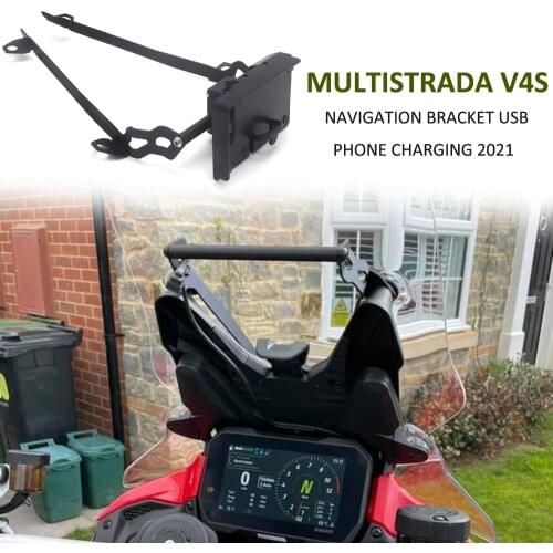 For DUCATI MULTISTRADA V4 S 2021 MULTISTRADA v4s Motorcycle Accessories Mobile Phone Navigation GPS Bracket Board
