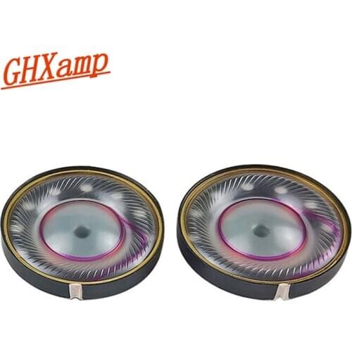 GHXAMP 40mm Headset Speaker 32ohm HIFI Headphone Unit Full Range Subwoofer Three Composite Diaphragm Headset Driver 2pc