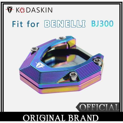 KODASKIN Motorcycle CNC Aluminum Side Stand Enlarge for BENELLI BJ300