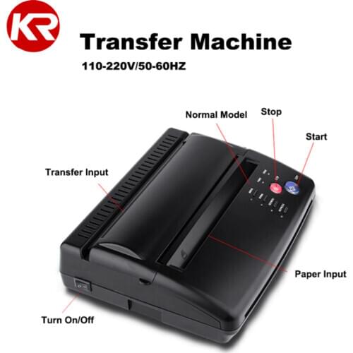Tattoo Transfer Machine Copy Stencil Machine Printer Drawing Thermal Stencil Maker Copier for Tattoo Transfer Paper Supply