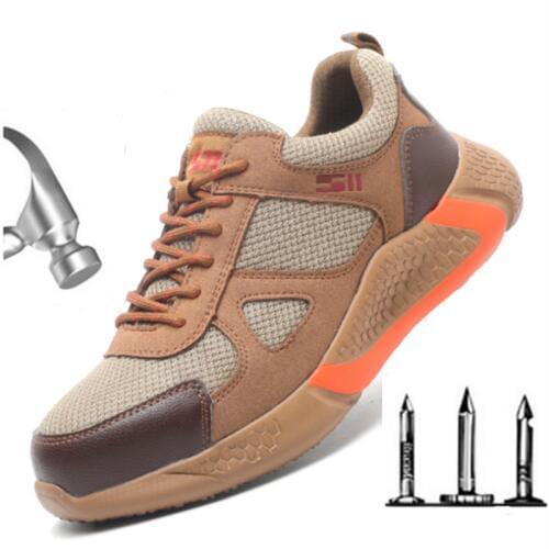 Men Work Safety Shoes Indestructible Outdoor Building Steel Toe Cap Anti-smashing Puncture Proof Construction Sneakers Boots