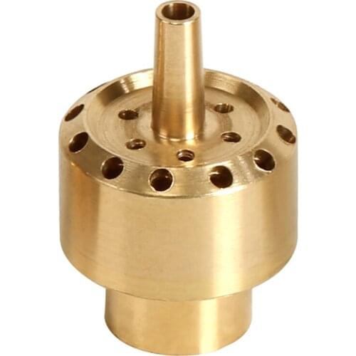 Brass Column Style Fountain Nozzle Garden Sprinklers Irrigation Pond Decor Garden Landscape Fountain Spray Head Copper 2021 New