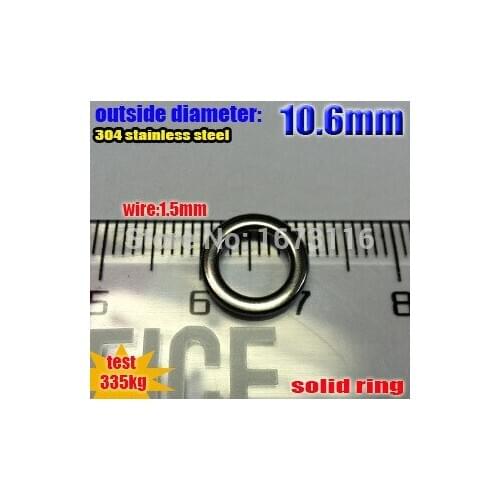 2015new fishing solid ring wire1.5mm -7mm- 10.6mm quantity:40pcs/lot high quatily