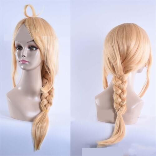 Fullmetal Alchemist Edward Elric 55cm Medium Long Straight Brown Wig Heat Resistant Cosplay Costume Props Anime Halloween